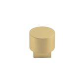 BUR300SB Frelan Hardware Burlington Westminster 30mm Round Cupboard Knob Satin Brass