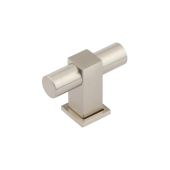 BUR301SN Frelan Hardware Burlington Westminster 56mm T Bar Cupboard Knob Satin Nickel