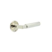 BUR30PN Frelan Hardware Burlington Westminster Door Handles (No Outer Rose) Polished Nickel