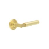 BUR30SB Frelan Hardware Burlington Westminster Door Handles (No Outer Rose) Satin Brass