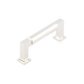BUR310PN Frelan Hardware Burlington Westminster Round Cabinet Handle 96mm Polished Nickel