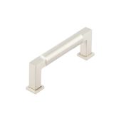 BUR310SN Frelan Hardware Burlington Westminster Round Cabinet Handle 96mm Satin Nickel