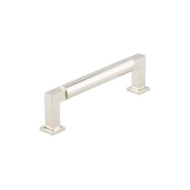 Click Here To Enlarge This Photo Of BUR311PN Frelan Hardware Burlington Westminster Round Cabinet Handle 128mm Polished Nickel