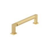 BUR311SB Frelan Hardware Burlington Westminster Round Cabinet Handle 128mm Satin Brass