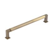 BUR312AB Frelan Hardware Burlington Westminster Round Cabinet Handle 224mm Antique Brass