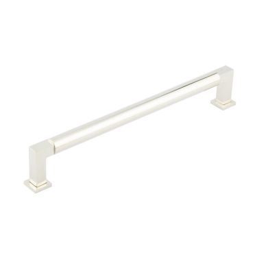 Click Here To Enlarge This Photo Of BUR312PN Frelan Hardware Burlington Westminster Round Cabinet Handle 224mm Polished Nickel