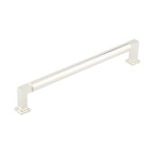 BUR312PN Frelan Hardware Burlington Westminster Round Cabinet Handle 224mm Polished Nickel