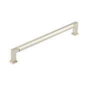 BUR312SN Frelan Hardware Burlington Westminster Round Cabinet Handle 224mm Satin Nickel