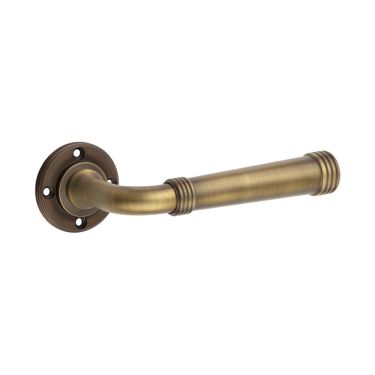 Click Here To Enlarge This Photo Of BUR35AB Frelan Hardware Burlington Highgate Door Handles (No Outer Rose) Antique Brass