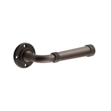 Click Here To Enlarge This Photo Of BUR35DB Frelan Hardware Burlington Highgate Door Handles (No Outer Rose) Dark Bronze