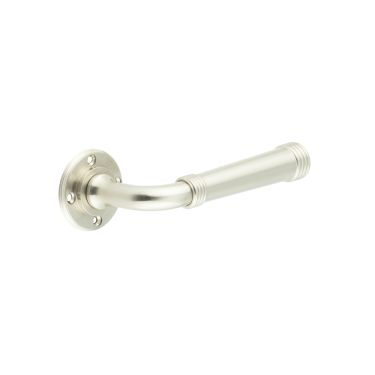 Click Here To Enlarge This Photo Of BUR35SN Frelan Hardware Burlington Highgate Door Handles (No Outer Rose) Satin Nickel