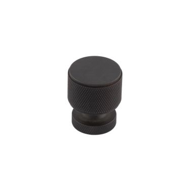 Click Here To Enlarge This Photo Of BUR400DB Frelan Hardware Burlington Piccadilly Knurled 30mm Cupboard Knob Dark Bronze