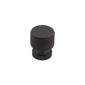 BUR400DB Frelan Hardware Burlington Piccadilly Knurled 30mm Cupboard Knob Dark Bronze