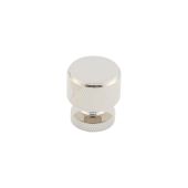 BUR400PN Frelan Hardware Burlington Piccadilly Knurled 30mm Cupboard Knob Polished Nickel