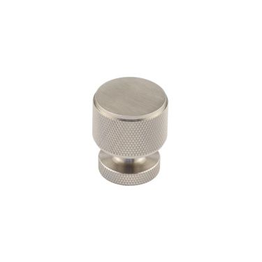 Click Here To Enlarge This Photo Of BUR400SN Frelan Hardware Burlington Piccadilly Knurled 30mm Cupboard Knob Satin Nickel