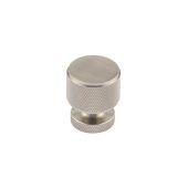BUR400SN Frelan Hardware Burlington Piccadilly Knurled 30mm Cupboard Knob Satin Nickel