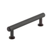 BUR411DB Frelan Hardware Burlington Piccadilly Knurled Cabinet Handle 128mm Dark Bronze