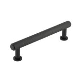 BUR411MB Frelan Hardware Burlington Piccadilly Knurled Cabinet Handle 128mm Matt Black