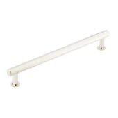 BUR412PN Frelan Hardware Burlington Piccadilly Knurled Cabinet Handle 224mm Polished Nickel