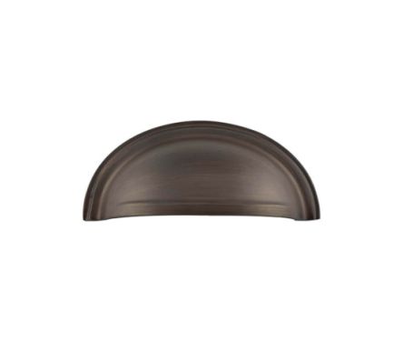 Click Here To Enlarge This Photo Of BUR423AB Frelan Hardware Burlington Cup Pull 70mm Antique Brass