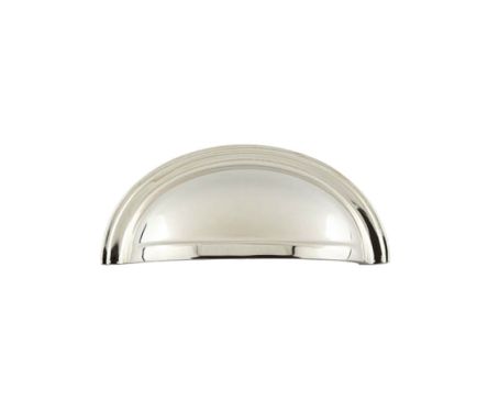 Click Here To Enlarge This Photo Of BUR423PN Frelan Hardware Burlington Cup Pull 70mm Polished Nickel