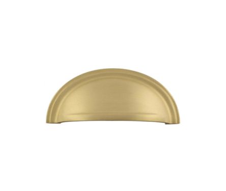 Click Here To Enlarge This Photo Of BUR423SB Frelan Hardware Burlington Cup Pull 70mm Satin Brass
