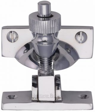 Click Here To Enlarge This Photo Of V2055-PC Heritage Brass Brighton Sash Fastener Polished Chrome Finish