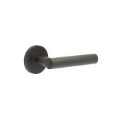 BUR45KIT83 Frelan Hardware Burlington Richmond Door Handles on Knurled Rose Dark Bronze