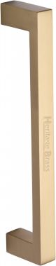 Click Here To Enlarge This Photo Of V2056-SB Heritage Brass Door Pull Handle Satin Brass Finish