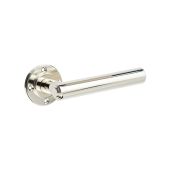 BUR45PN Frelan Hardware Burlington Richmond Door Handles (No Outer Rose) Polished Nickel