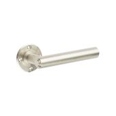 BUR45SN Frelan Hardware Burlington Richmond Door Handles (No Outer Rose) Satin Nickel