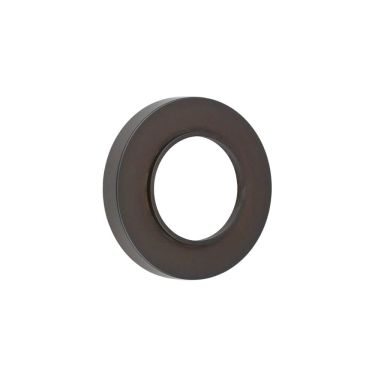 Click Here To Enlarge This Photo Of BUR50DB Frelan Hardware Burlington Plain Outer Roses for Levers and Turn & Releases Dark Bronze