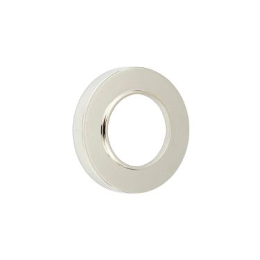 Click Here To Enlarge This Photo Of BUR50PN Frelan Hardware Burlington Plain Outer Roses for Levers and Turn & Releases Polished Nickel