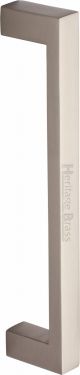 Click Here To Enlarge This Photo Of V2056-SN Heritage Brass Door Pull Handle Satin Nickel Finish