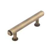 BUR510AB Frelan Hardware Burlington Belgrave Stepped Cabinet Handle 96mm Antique Brass