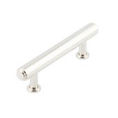 BUR510PN Frelan Hardware Burlington Belgrave Stepped Cabinet Handle 96mm Polished Nickel