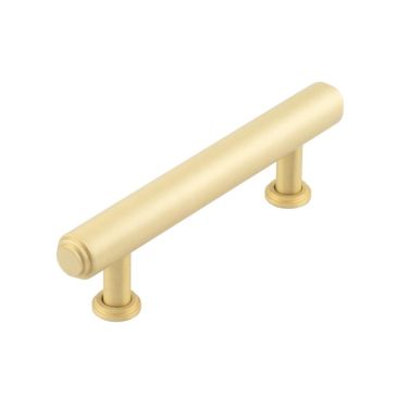 Click Here To Enlarge This Photo Of BUR510SB Frelan Hardware Burlington Belgrave Stepped Cabinet Handle 96mm Satin Brass
