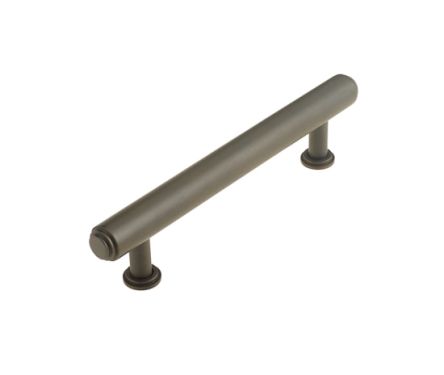 Click Here To Enlarge This Photo Of BUR511DB Frelan Hardware Burlington Belgrave Stepped Cabinet Handle 128mm Dark Bronze