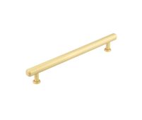 BUR512SB Frelan Hardware Burlington Belgrave Stepped Cabinet Handle 224mm Satin Brass