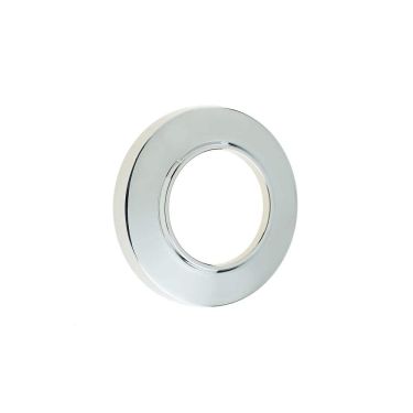 Click Here To Enlarge This Photo Of BUR51PN Frelan Hardware Burlington Chamfered Outer Roses for Levers and Turn & Releases Polished Nickel