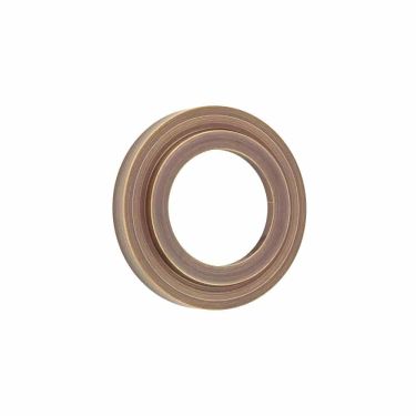Click Here To Enlarge This Photo Of BUR52AB Frelan Hardware Burlington Stepped Outer Roses for Levers and Turn & Releases Antique Brass