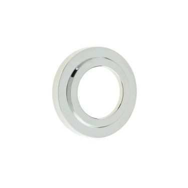 Click Here To Enlarge This Photo Of BUR52PN Frelan Hardware Burlington Stepped Outer Roses for Levers and Turn & Releases Polished Nickel