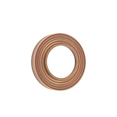 Click Here To Enlarge This Photo Of BUR53AB Frelan Hardware Burlington Reeded Outer Roses for Levers and Turn & Releases Antique Brass