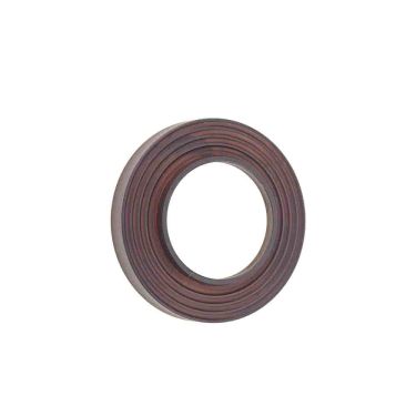 Click Here To Enlarge This Photo Of BUR53DB Frelan Hardware Burlington Reeded Outer Roses for Levers and Turn & Releases Dark Bronze