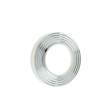 Click Here To Enlarge This Photo Of BUR53PN Frelan Hardware Burlington Reeded Outer Roses for Levers and Turn & Releases Polished Nickel