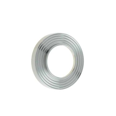Click Here To Enlarge This Photo Of BUR53SN Frelan Hardware Burlington Reeded Outer Roses for Levers and Turn & Releases Satin Nickel
