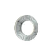 BUR53SN Frelan Hardware Burlington Reeded Outer Roses for Levers and Turn & Releases Satin Nickel