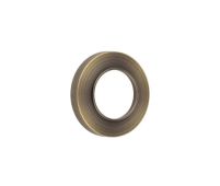 BUR55AB Frelan Hardware Burlington Knurled Outer Roses for Levers and Turn & Releases Antique Brass