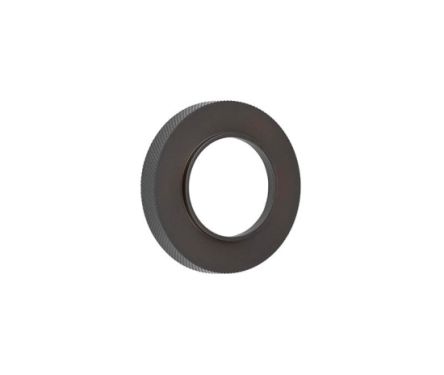 Click Here To Enlarge This Photo Of BUR55DB Frelan Hardware Burlington Knurled Outer Roses for Levers and Turn & Releases Dark Bronze