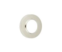 BUR55PN Frelan Hardware Burlington Knurled Outer Roses for Levers and Turn & Releases Polished Nickel